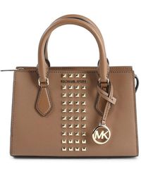 Michael Kors - Small central zip crossbody 35sg6hs1l luggage - Lyst