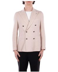 Tagliatore - Jassen ,Katoen Double-Breasted Jasje - Lyst