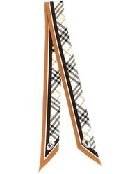 Burberry - Silk Scarves - Lyst