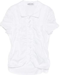 Low Classic - Kreukvrije Blouse Met Halflange Mouwen - Lyst