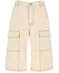 Ami Paris - Denim Bermuda Shorts - Lyst