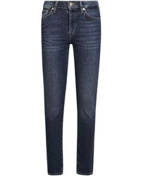 7 For All Mankind - Super stretch skinny jeans - Lyst
