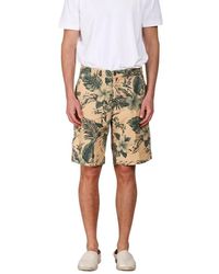 Mason's - Korte Broeken ,Groen ,Katoen Denver M74 Cargo Bermuda - Lyst