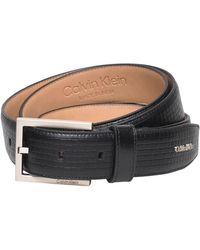 Calvin Klein - Square Buckle Woven 32Mm - Lyst