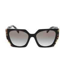 Prada - Accessoires ,Zwart ,Stijlvolle Zonnebril Met Uniek Ontwerp - Lyst