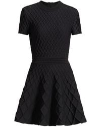 Balmain - Gebreide Jurk Met Uitlopende Rok - Lyst