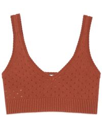 Plan C - Sleeveless Tops - Lyst