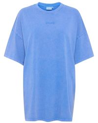 Gestuz - Tops ,Blauw ,Katoen Oversize Tee Palace - Lyst