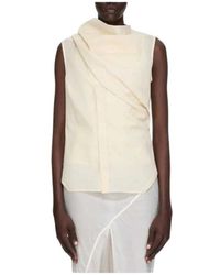 Rick Owens - Overhemden ,Katoen Island Shirt - Lyst