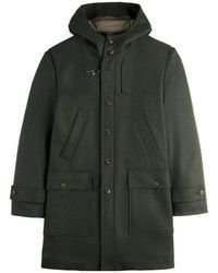 Fay - Jassen ,Groen ,Wol Groene Cashmere Blend Wollen Jas - Lyst