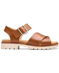 Clarks - Flat Sandals - Lyst