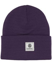 Element - Klassische beanie weinrote mütze - Lyst