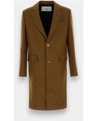 Ami Paris - Single-Breasted Coats - Lyst