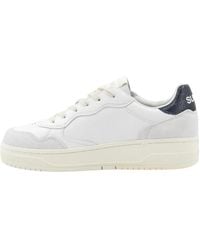 Sun 68 - Schoenen ,Wit ,Leer Big Basket Sneaker - Lyst
