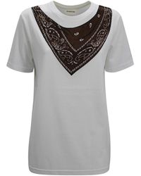 P.A.R.O.S.H. - Tops ,Veelkleurig ,Katoen T-Shirts - Lyst