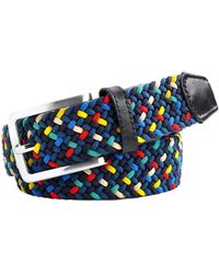 Meyer - Accessoires ,Blauw ,Leer Riem - Lyst