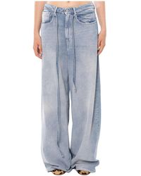 CYCLE - Big Low Belted Wide Jeans - Lyst
