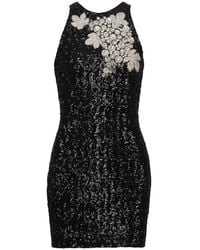 Balmain - Abito in paillettes e ricamo uva - Lyst