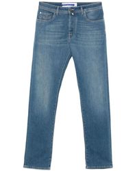 Jacob Cohen - Indigo blaue klassische fünf taschen jeans - Lyst