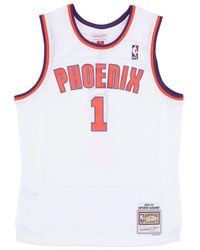 Mitchell & Ness - Fitness ,Wit ,Polyester Nba Hardwood Classics Tank Top - Lyst