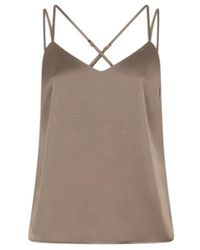 Dante 6 - Satin-Look Cross-Back Top - Lyst