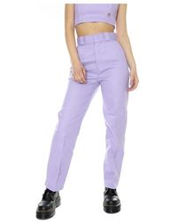 Dickies - Broeken ,Paars ,Katoen Straight Broeken - Lyst
