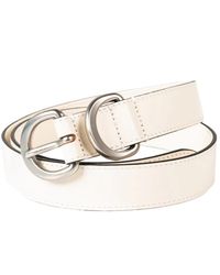 Calvin Klein - Cinturón clásico de cuero con detalles metálicos - Lyst