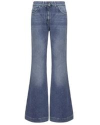 Moncler - Wide Jeans - Lyst