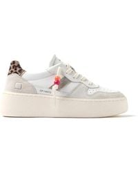 Date - Court Platform Vintage Calf - Lyst