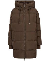 Mos Mosh - Jassen ,Bruin ,Leer Nova Avon Down Jacket - Lyst
