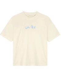OLAF HUSSEIN - Brushstroke Olaf Regular Tee - Lyst