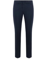 Dondup - Broeken ,Blauw ,Katoen Blauwe Stretch Katoen Gaubert Broek - Lyst