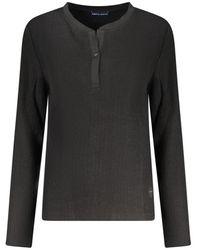 North Sails - Tops ,Zwart ,Polyester Long Sleeve Sweater - Lyst