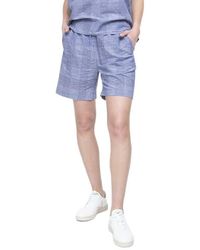 Sophia light nw35-0036 7005 36 shorts Norse Projects en coloris Bleu Femme Vêtements Shorts Shorts fluides/cargo 