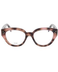 Celine - Accessoires ,Veelkleurig ,Stijlvolle Bril Met 51Mm Lensbreedte - Lyst