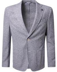 Baldessarini - Fijn Gestreept Blazer - Lyst