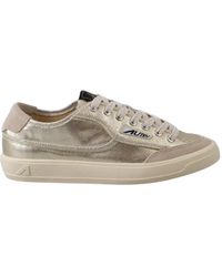 Autry - Schoenen ,Geel ,Suède Windscape Low - Lyst