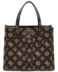 Guess - Braune synthetische handtasche - Lyst