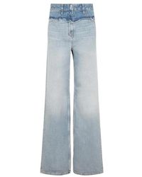 Givenchy - High-Waisted Wide-Leg Jeans - Lyst
