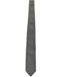 Lanvin - Mini Chevron Zijden Stropdas - Lyst