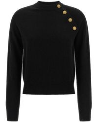 Balmain - Round-Neck Knitwear - Lyst