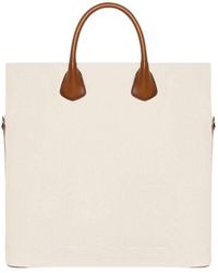 Kiton - Leder- Und Baumwoll-Tasche - Lyst