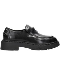 Ash - Schoenen ,Zwart ,Medusa Studded Platform Loafer - Lyst
