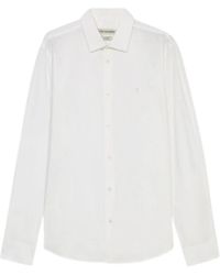 Trussardi - Slim Fit Stretch Popeline Overhemd - Lyst