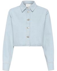 Gestuz - Deniagz Short Shirt Bluser Light - Lyst