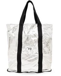 Y-3 - Shopper tasche mit logo - Lyst
