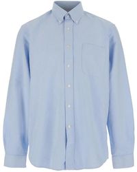 Sebago - Overhemden ,Blauw ,Katoen Oxford Button Down Shirt - Lyst