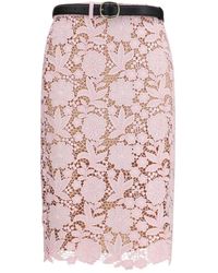 Self-Portrait - Midi Skirts - Lyst
