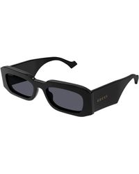 Gucci - Gafas de sol negras y gruesas - Lyst