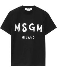 MSGM - T-Shirts - Lyst